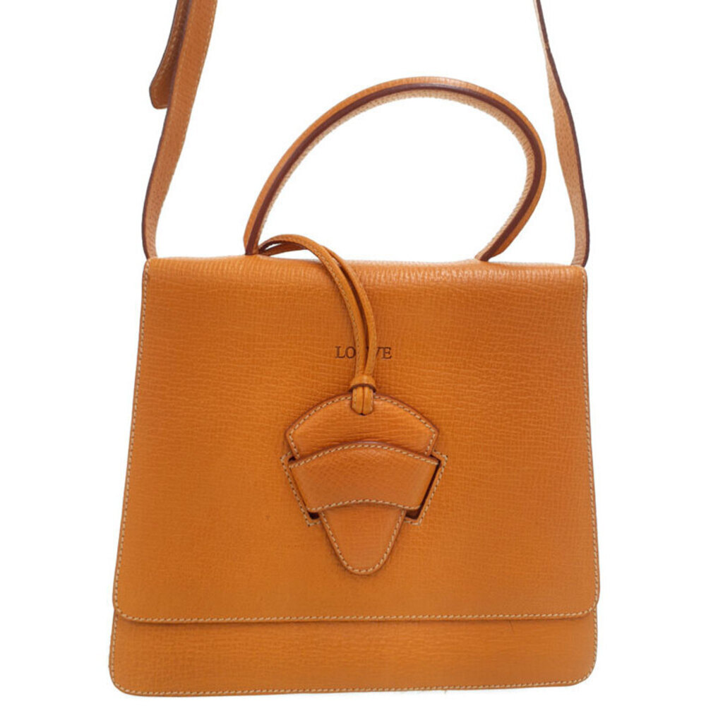 LOEWE Barcelona 2way Handbag Leather Shoulder Bag